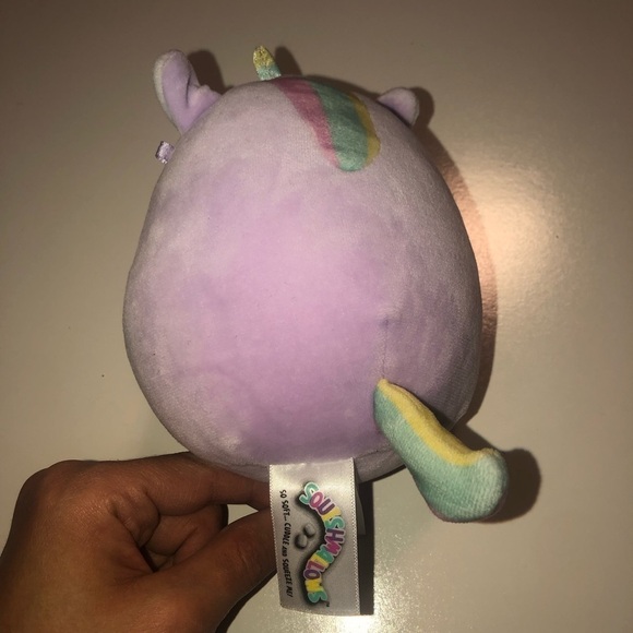 KELLYTOY Squishmallows Silvia Purple Unicorn Easter 2020 5” - Picture 2 of 3
